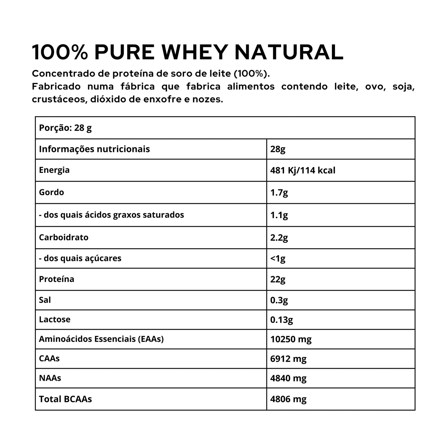 100% Pure Whey - 454g