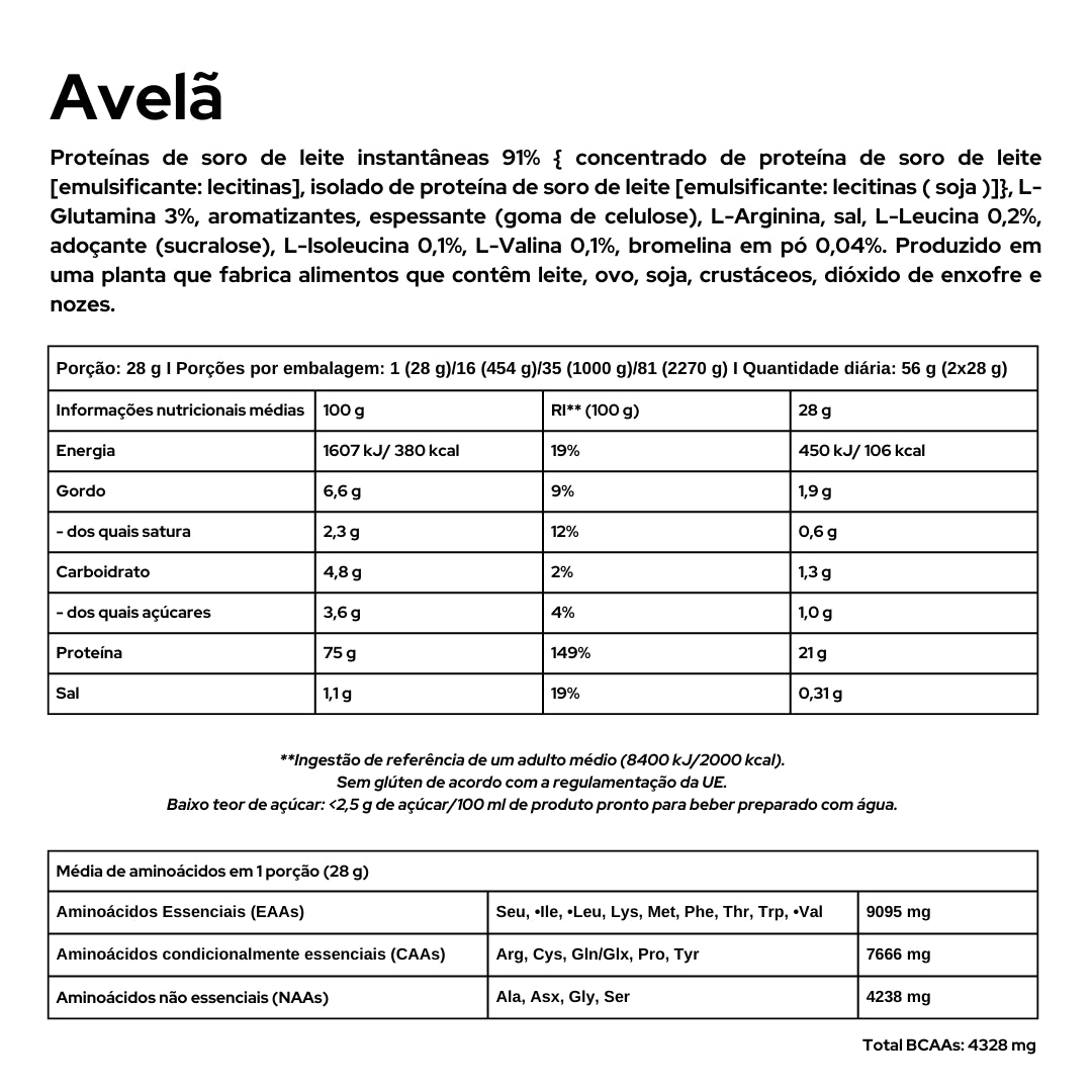 100% Pure Whey 454g