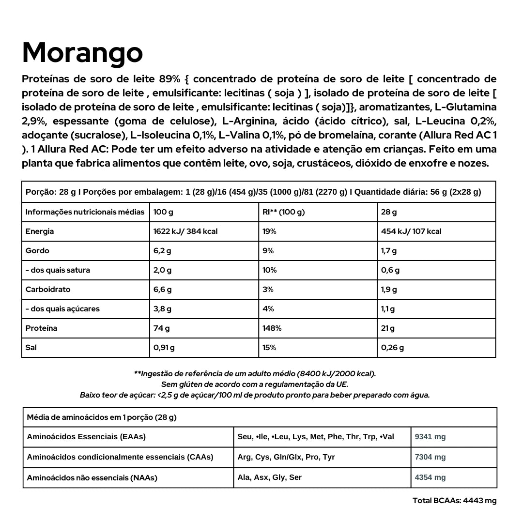 100% Pure Whey - 2270g