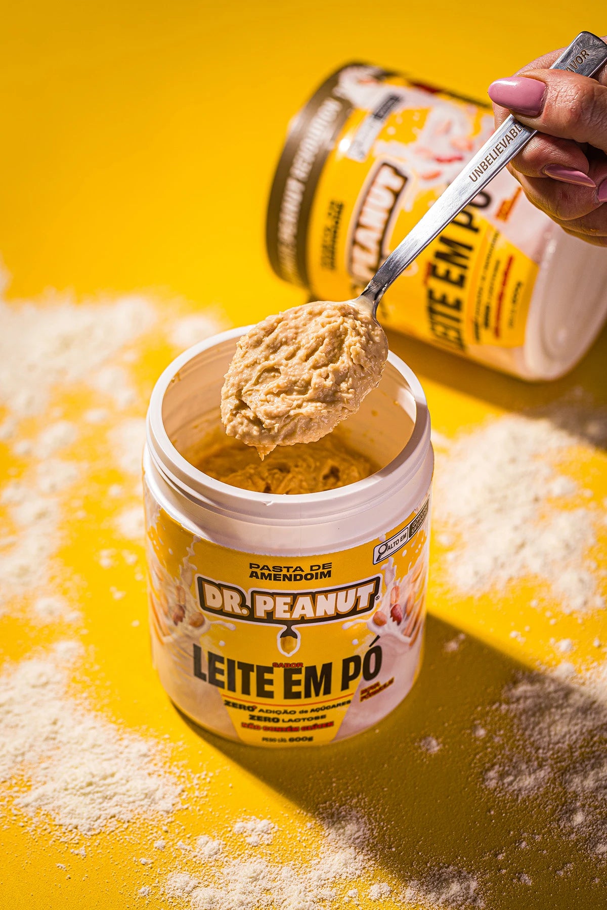 Manteiga de Amendoim Sabor Leite em Pó