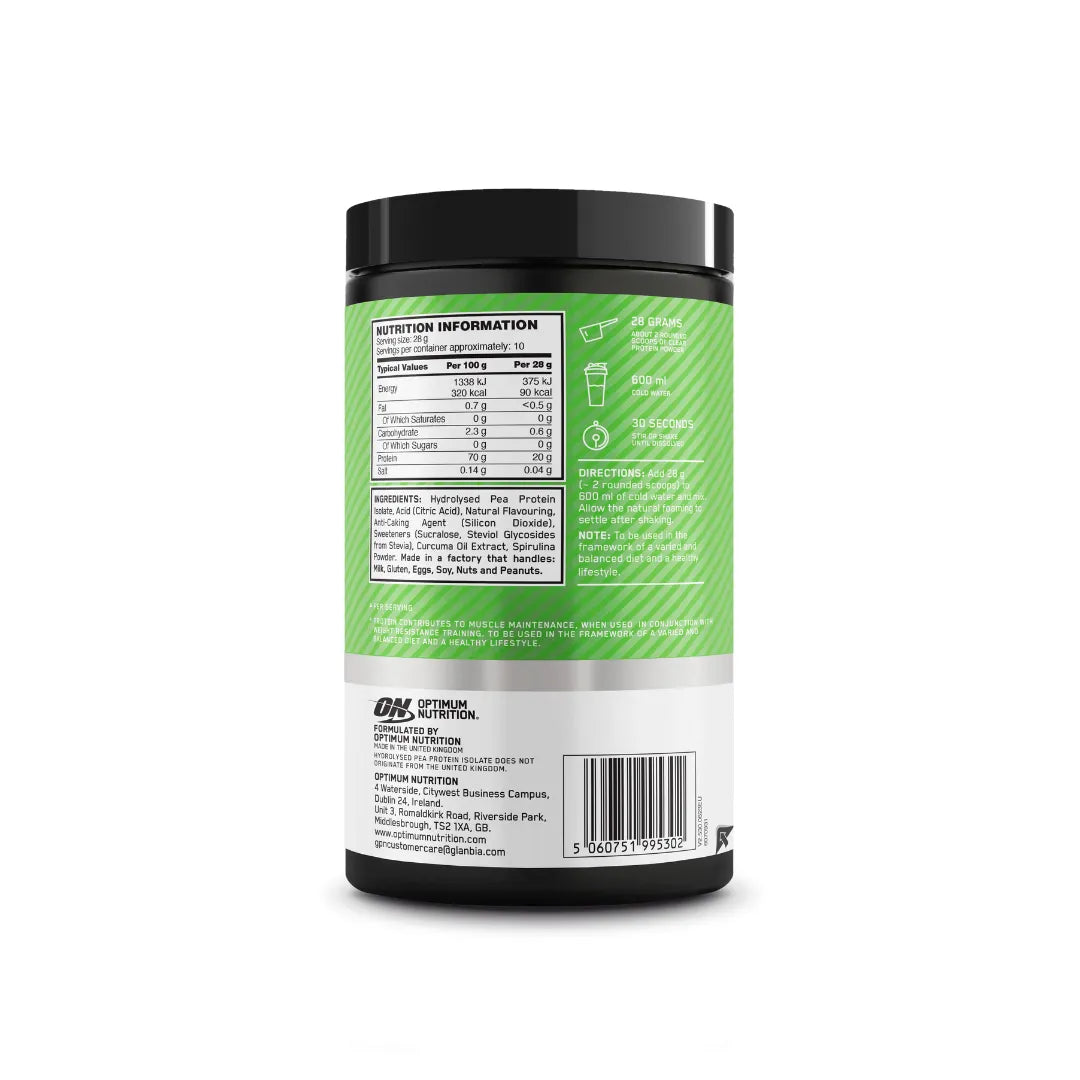 ON Clear Protein 100% Plant Protein Isolate
