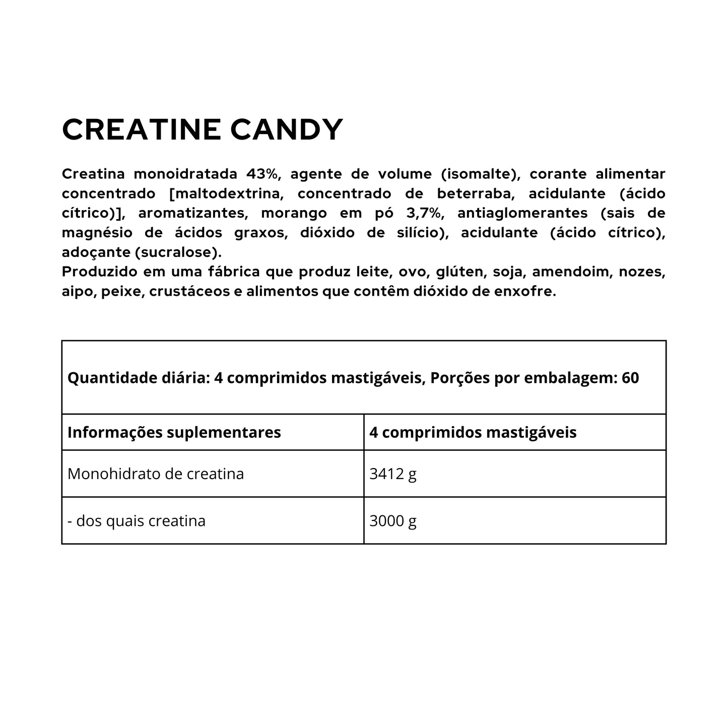 Creatine Candy