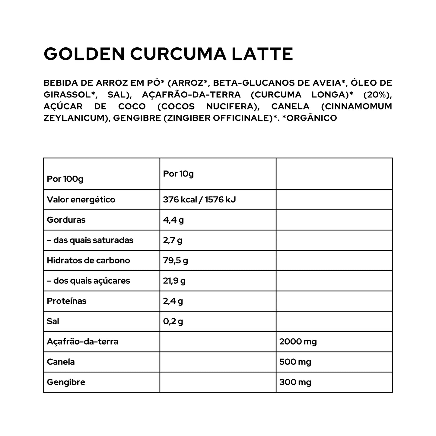 Golden Curcuma Latte - 125g
