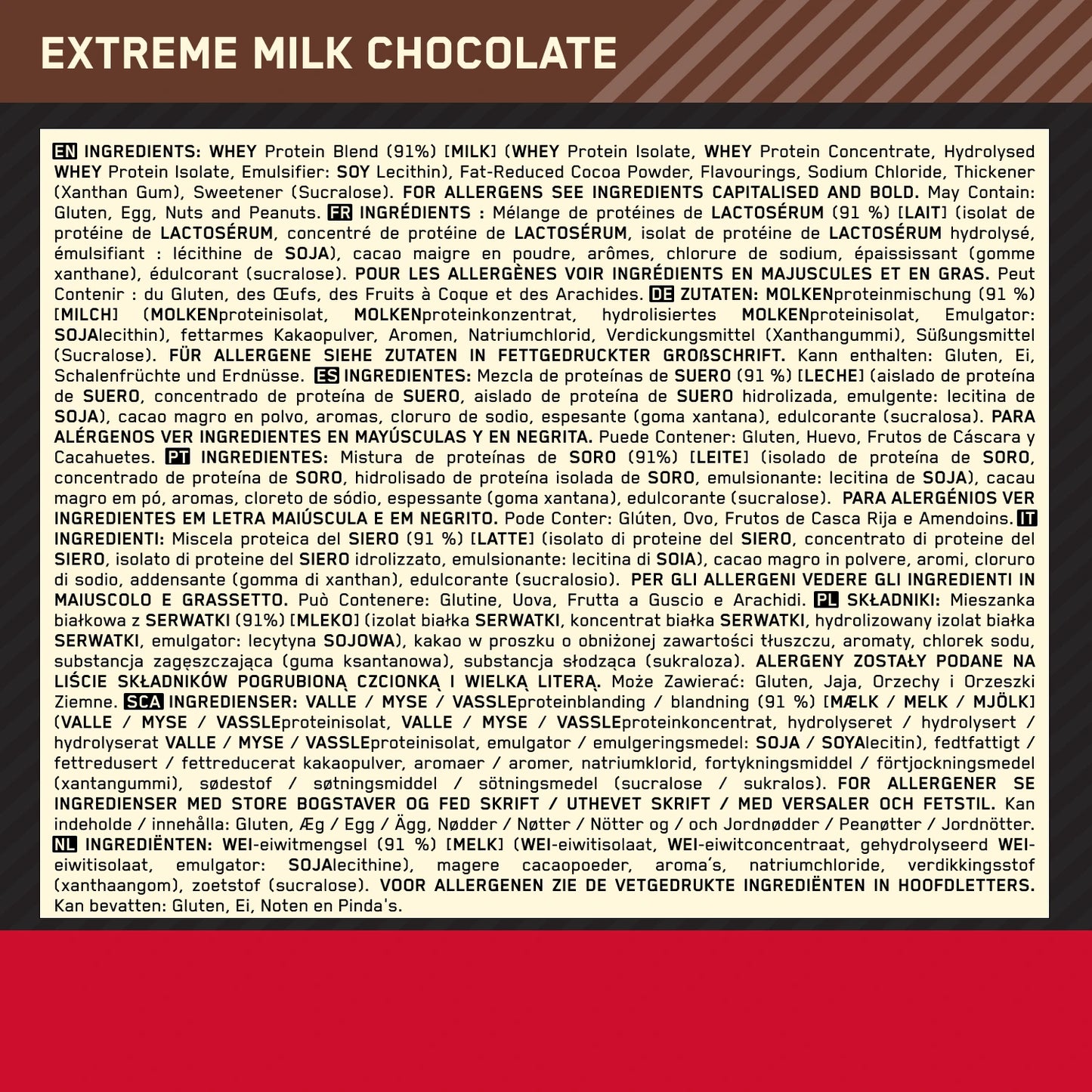 GOLD STANDARD 100% WHEY 2270g