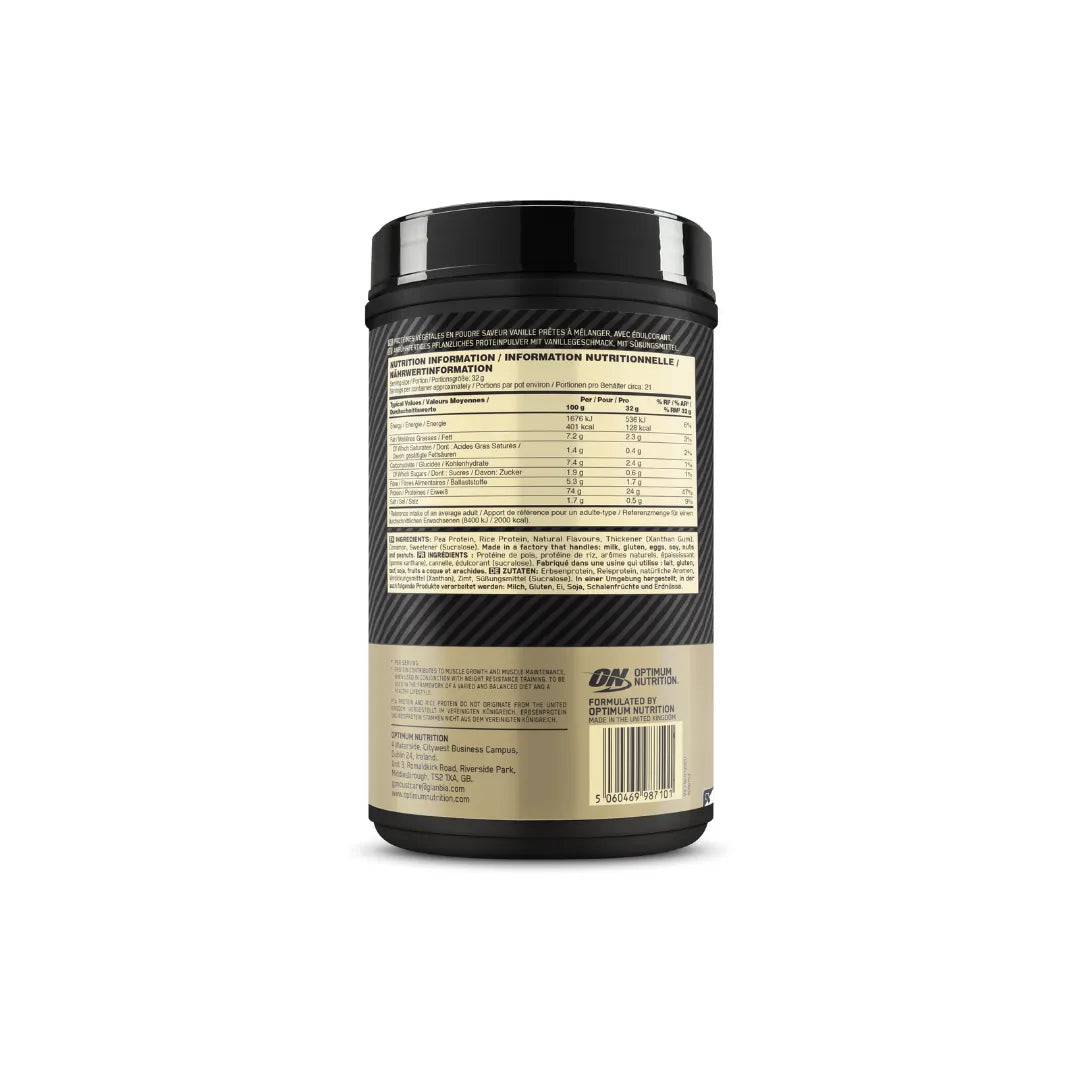 Gold Standard 100% Plant Based Protein