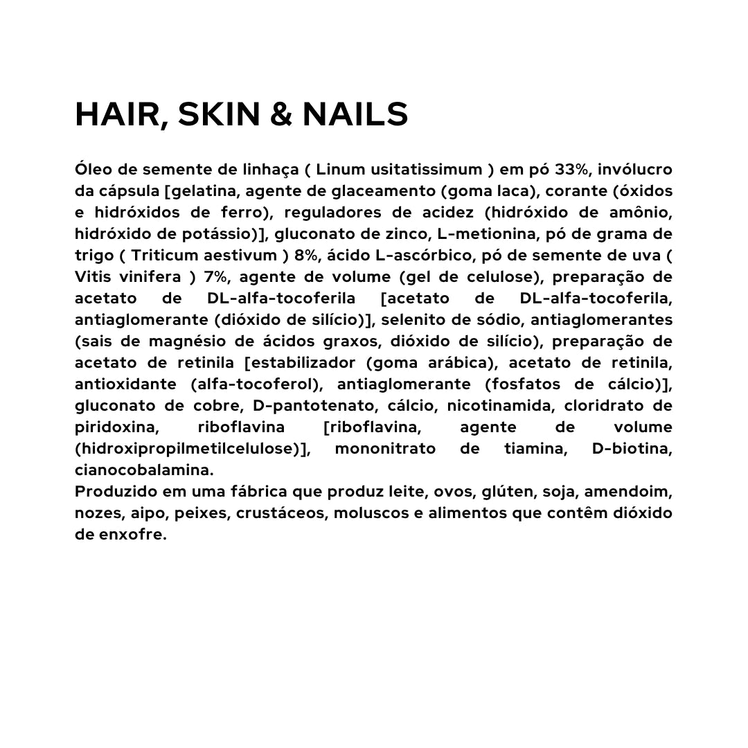 Hair, Skin & Nails