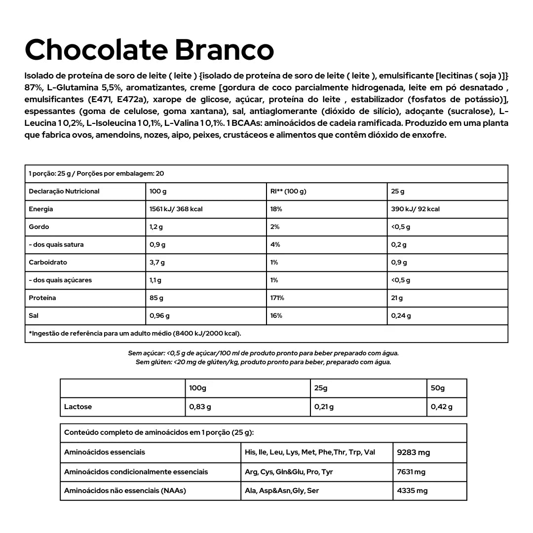 Iso Whey Zero 454g