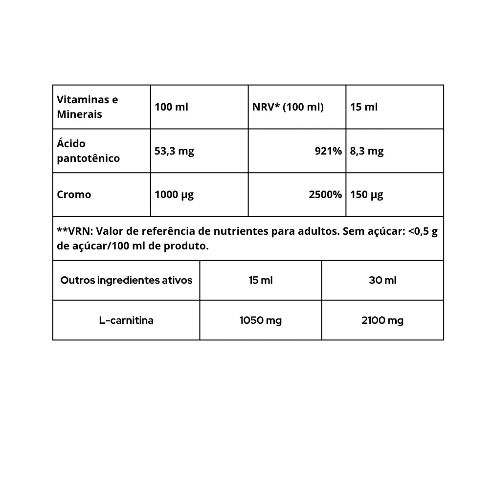 L-Carnitine + Chrome - 500 ml