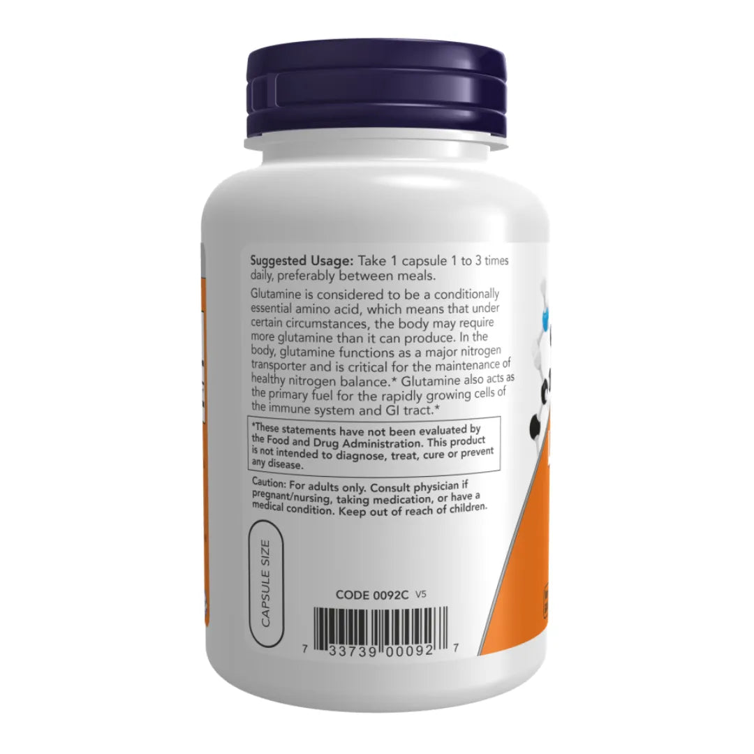 L-Glutamine 500 mg - 120 Capsules