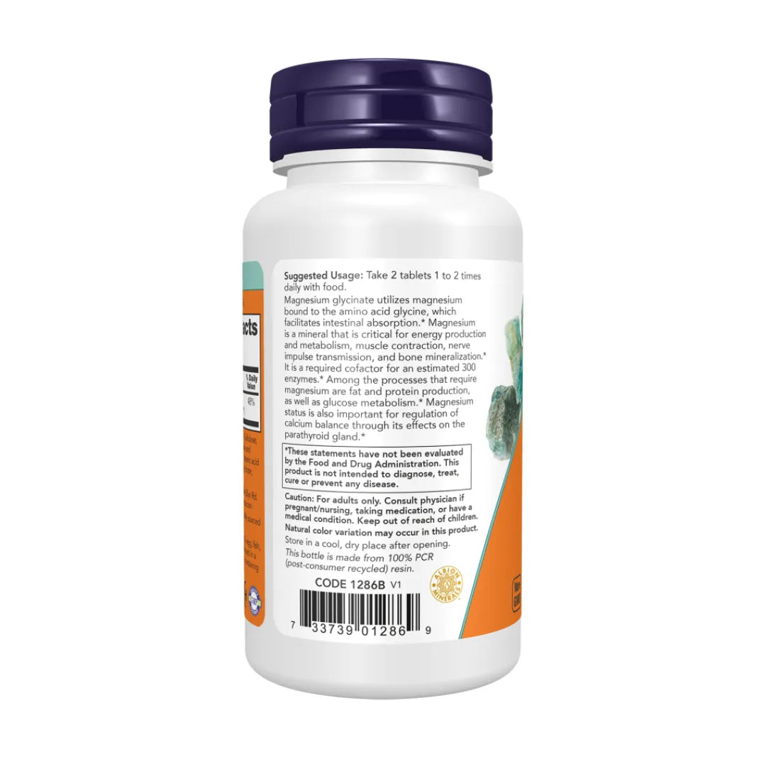 Magnesium Glycinate 100 mg - 180 Tablets