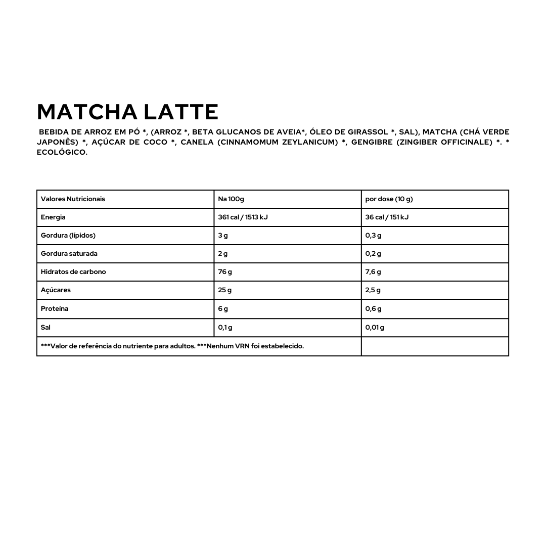 Matcha Chai latte