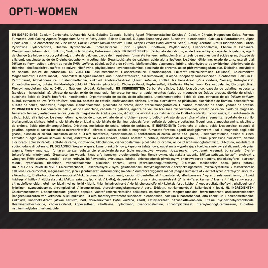 OPTI-WOMEN Multivitamínico
