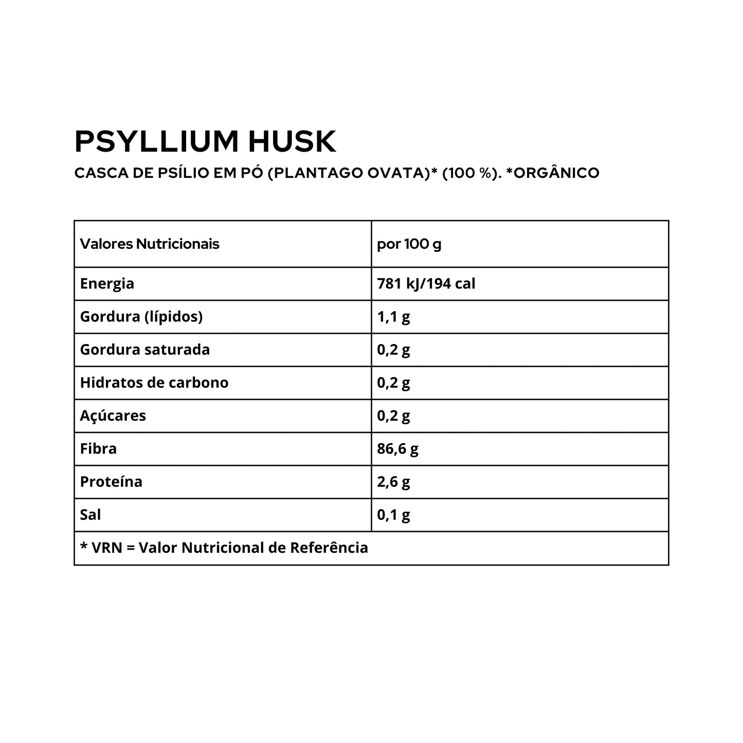 Psyllium Husk Powder Bio - 250g