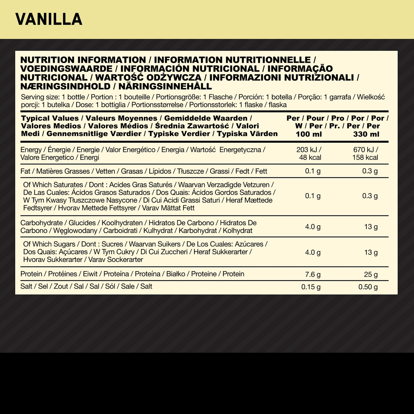 Optimum Protein Shake