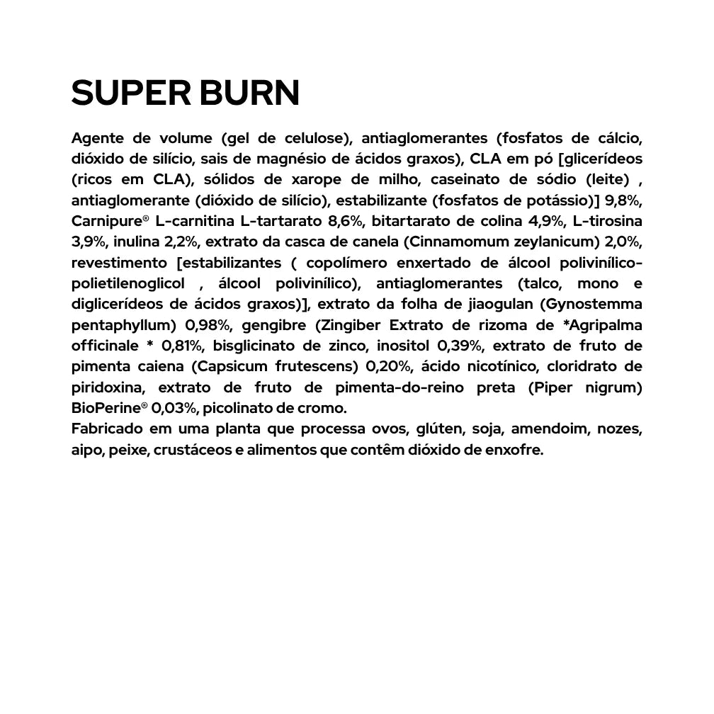 Super Burn - 120 Cápsulas