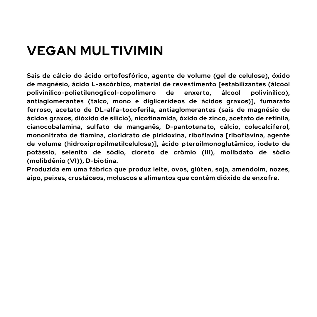Vegan Multivitamin