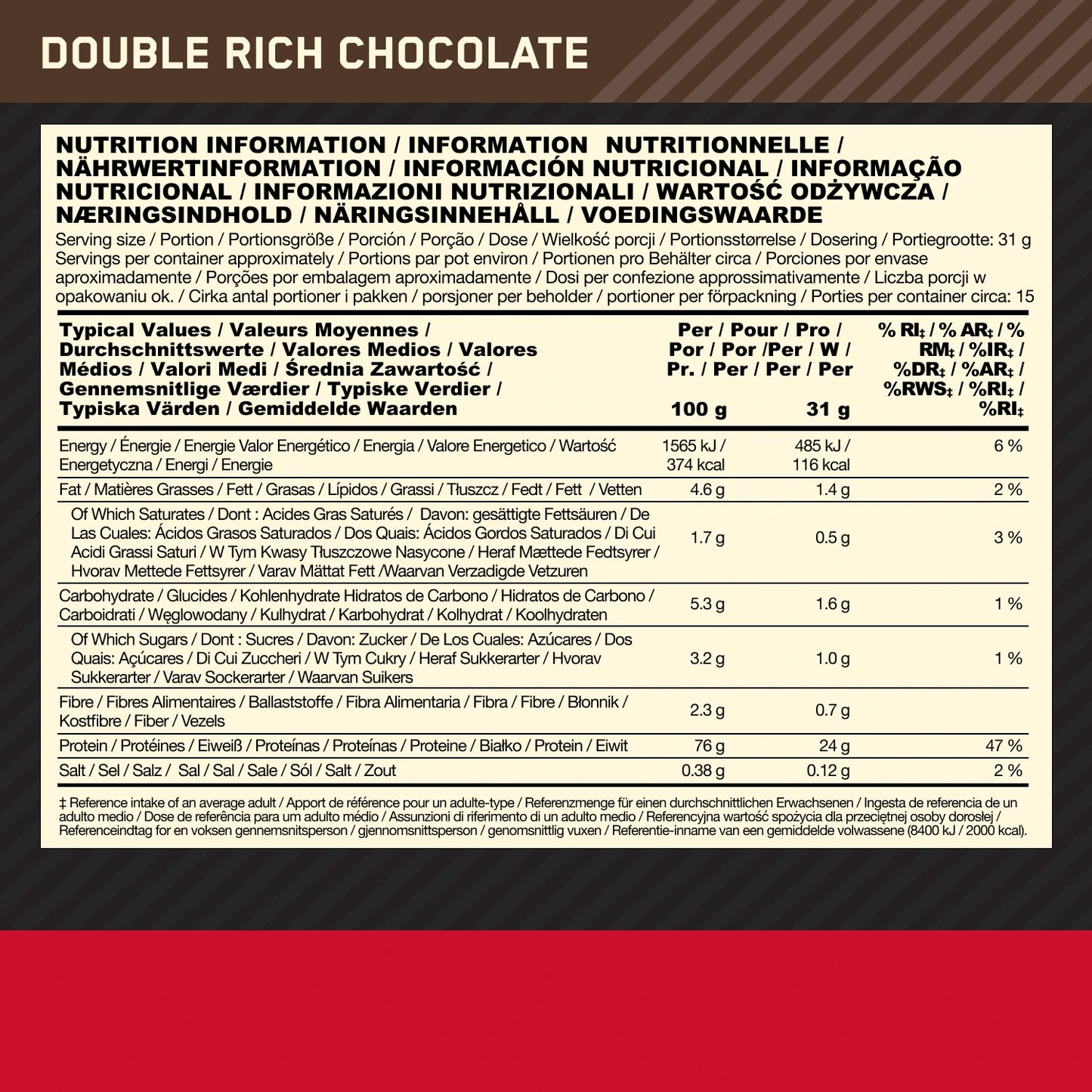 GOLD STANDARD 100% WHEY 2270g