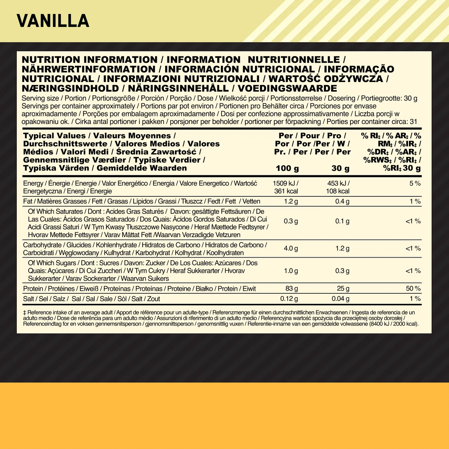 Gold Standard 100% Isolate