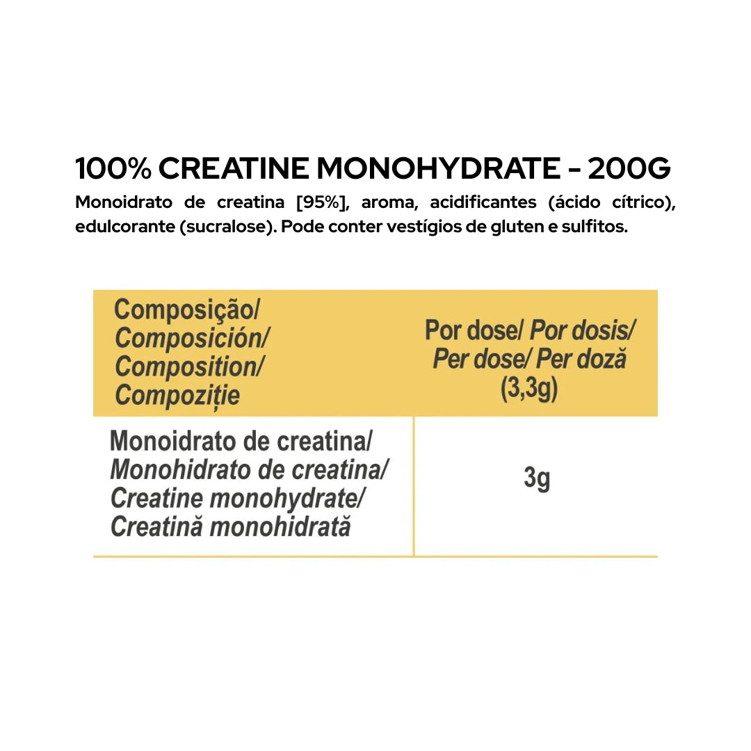 100% Creatine Monohydrate - 200g