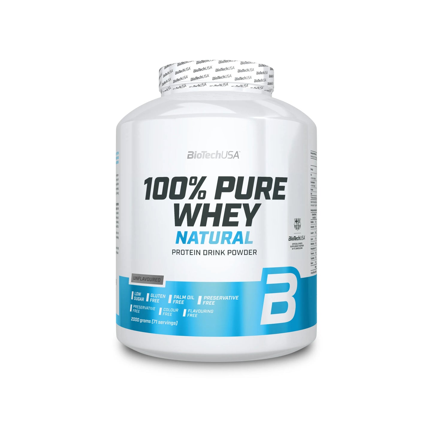100% Pure Whey Natural - Sem Sabor
