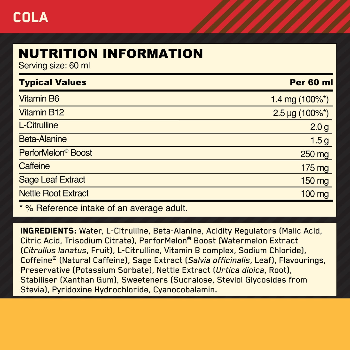 Gold Standard Preworkout Shot