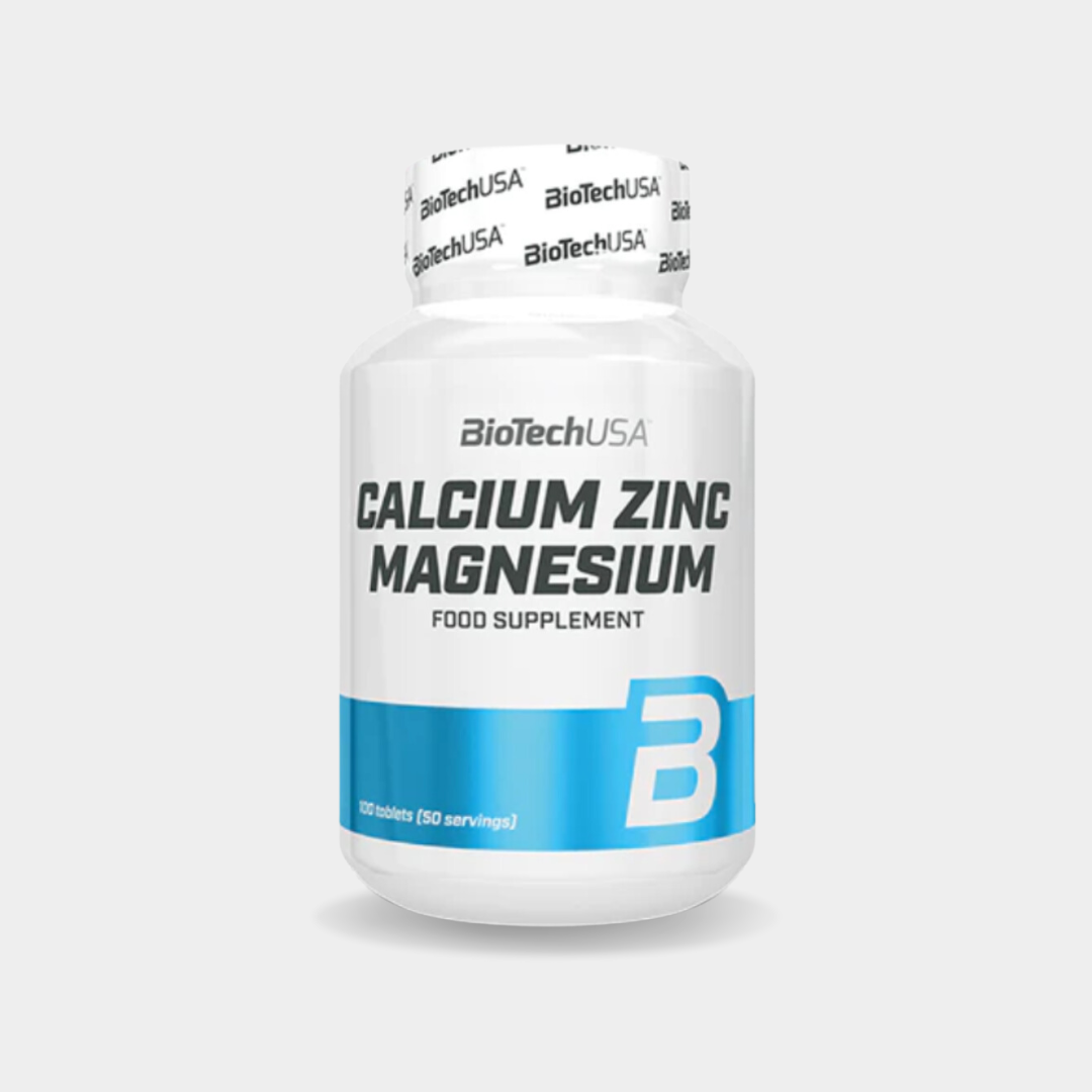 Calcium Zinc Magnesium 100 tablets - BioTechUSA