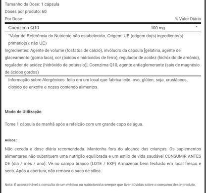 Coenzyme Q10 100mg - BioTechUSA