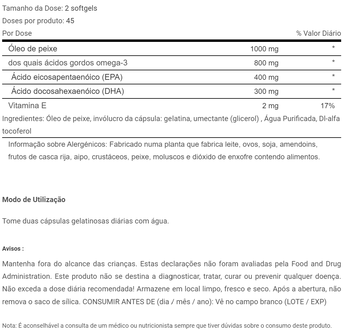 OMEGA 3 - 90 capsules BioTechUSA