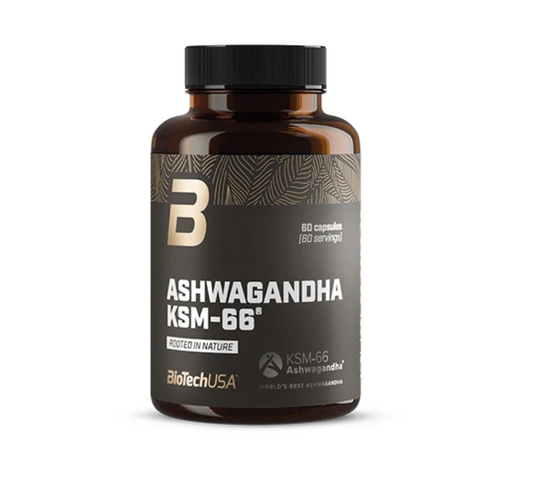 Ashwagandha KSM-66® BioTechUSA - 60 Cápsulas
