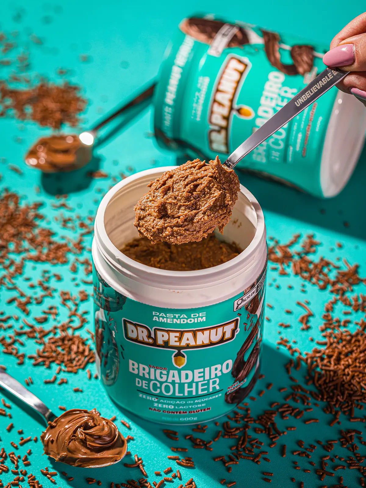 Manteiga de Amendoim Sabor Brigadeiro de Colher