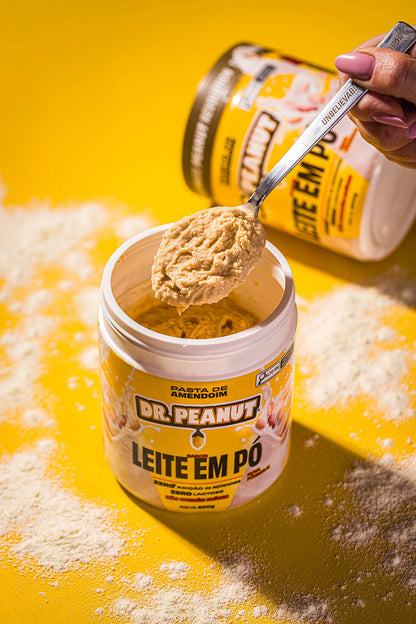 Manteiga de Amendoim Sabor Leite em Pó