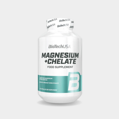 MAGNESIUM + CHELATED 60 capsules - BioTechUSA