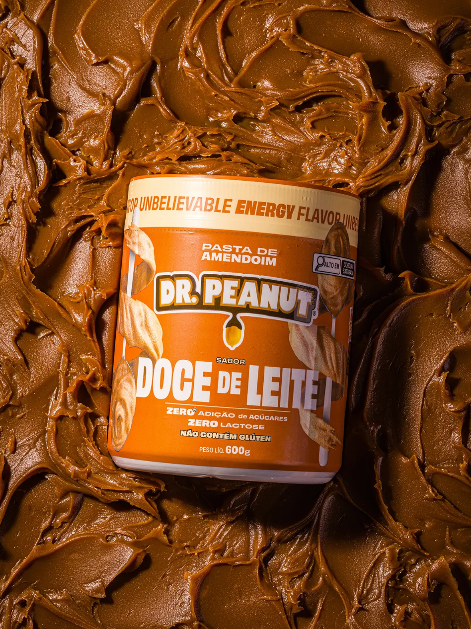 Manteiga de Amendoim Sabor Doce de Leite 600g - Dr. Peanut