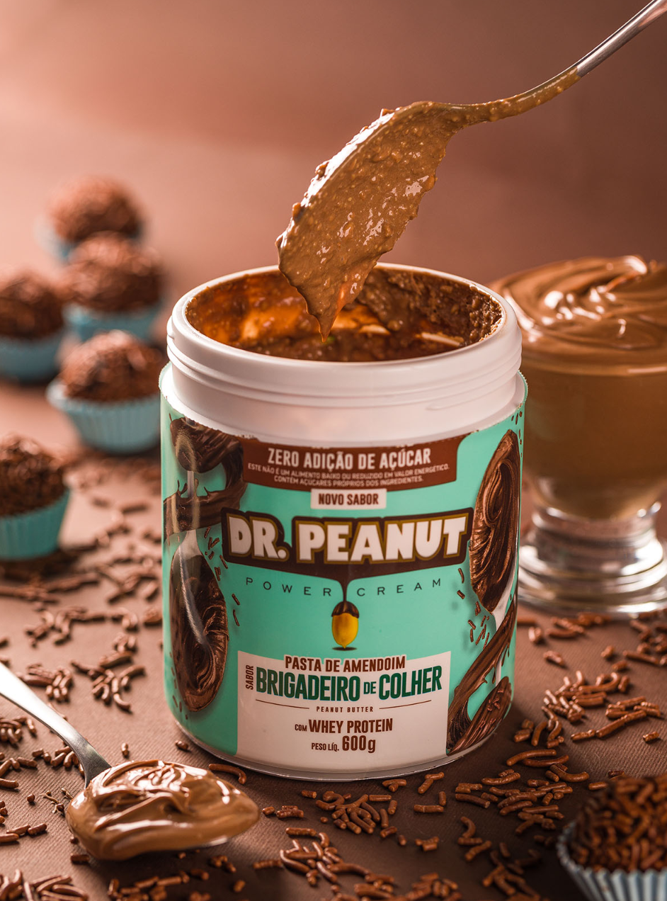 Manteiga de Amendoim Sabor Brigadeiro de Colher - Dr. Peanut