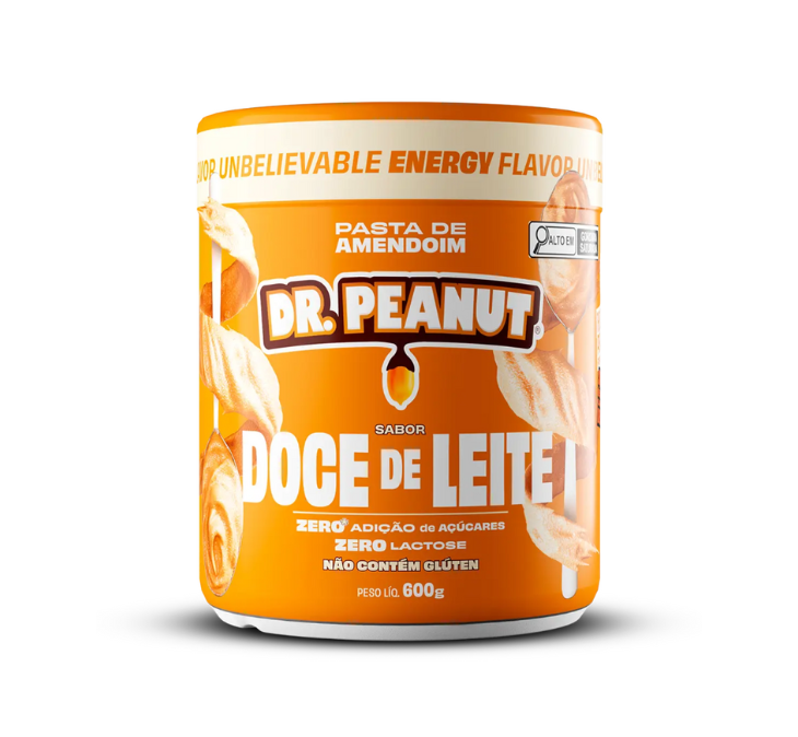 Manteiga de Amendoim Sabor Doce de Leite 600g - Dr. Peanut