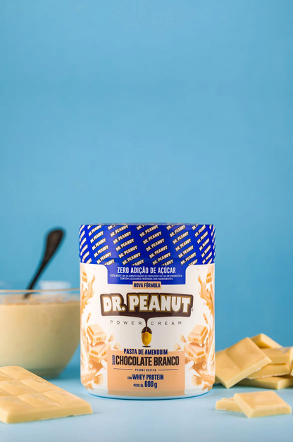 Manteiga de Amendoim Sabor Chocolate Branco - Dr. Peanut