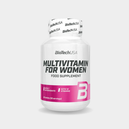 Multivitaminas para Mujer 60 comprimidos - BioTechUSA