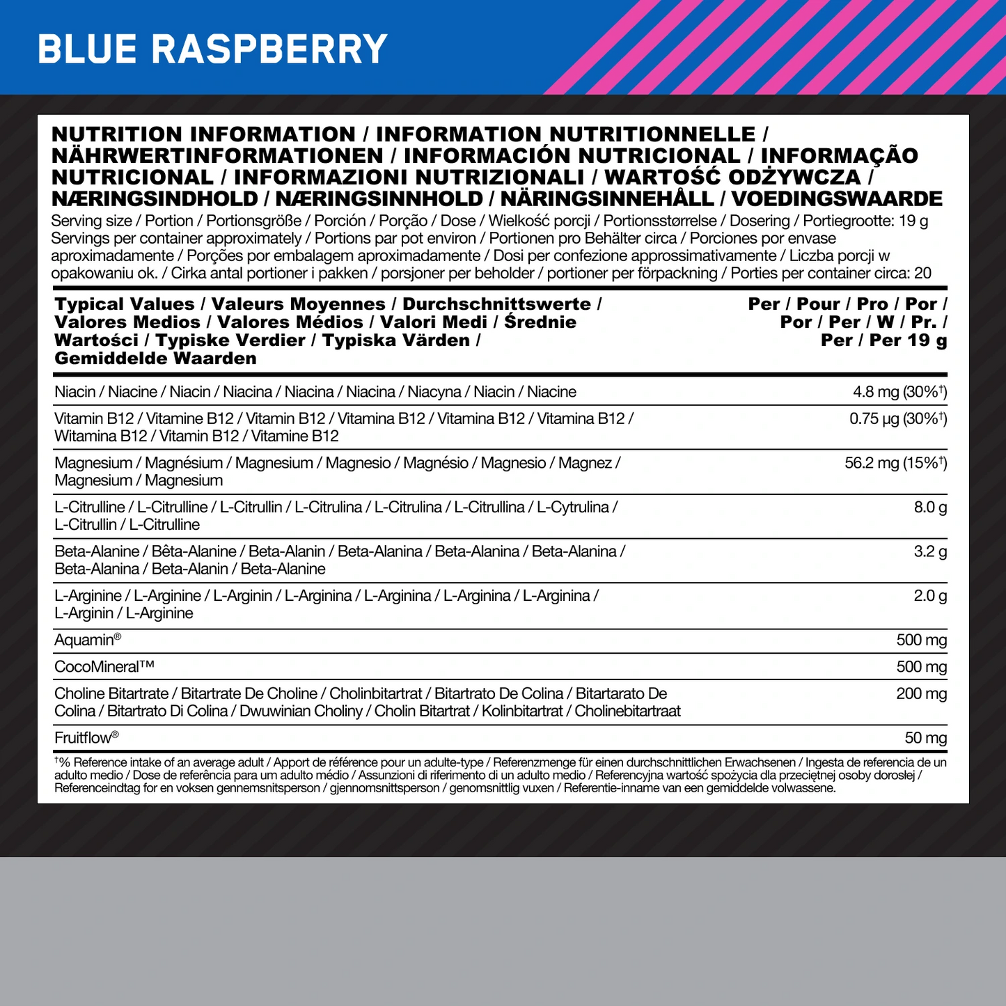 Platinum Pump Pre-workout 380g