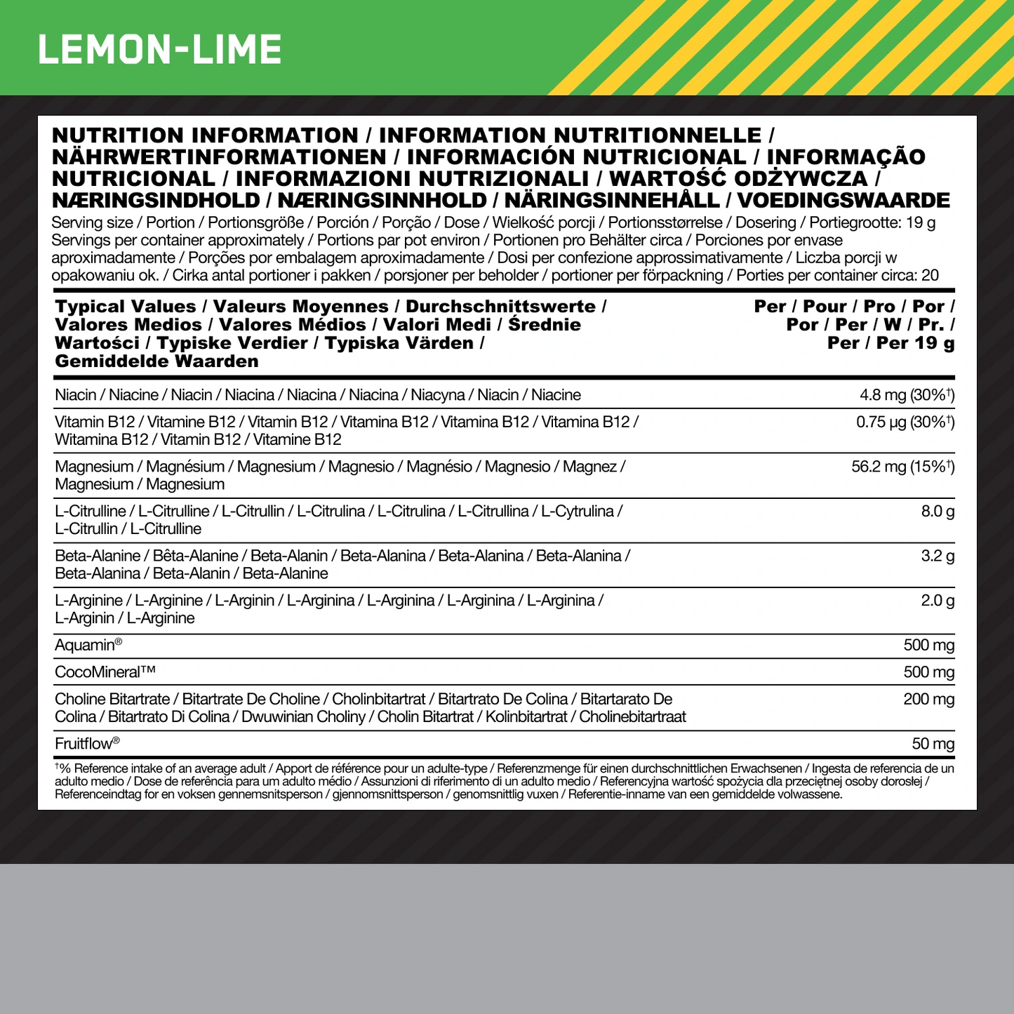 Platinum Pump Pre-workout 380g