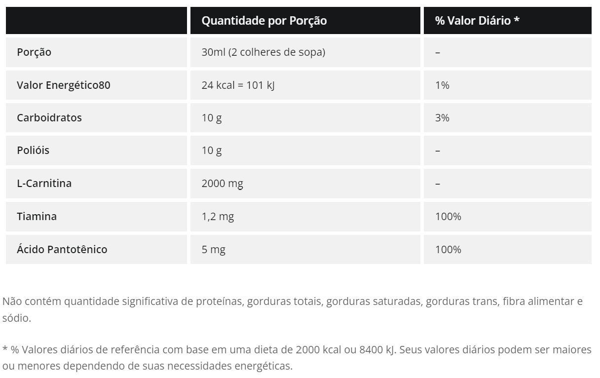 L-Carnitina 2000 400ml – Laranja