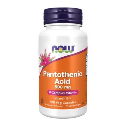 Pantothenic Acid 500 mg - 100 Capsules