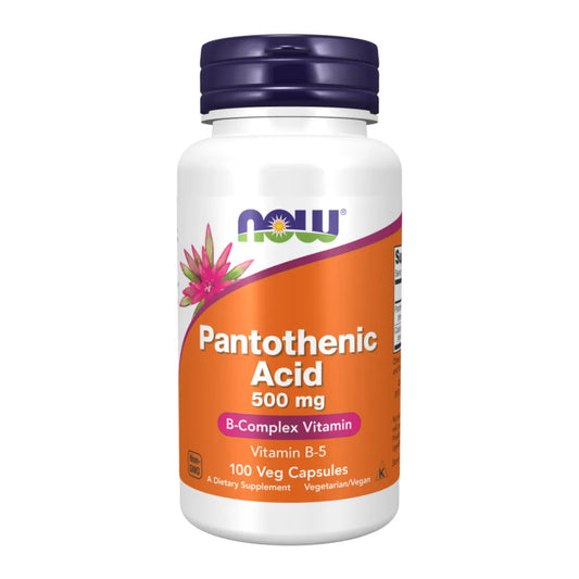 Pantothenic Acid 500 mg - 100 Capsules