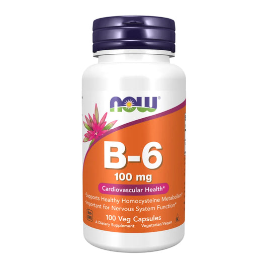 Vitamin B-6 100 mg - 100 Capsules