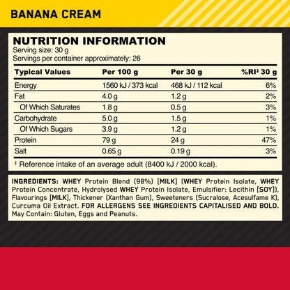 100% Whey Gold Standard - 2,02kg