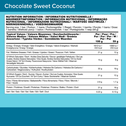Chocolate Sweet Coconut Protein Bar