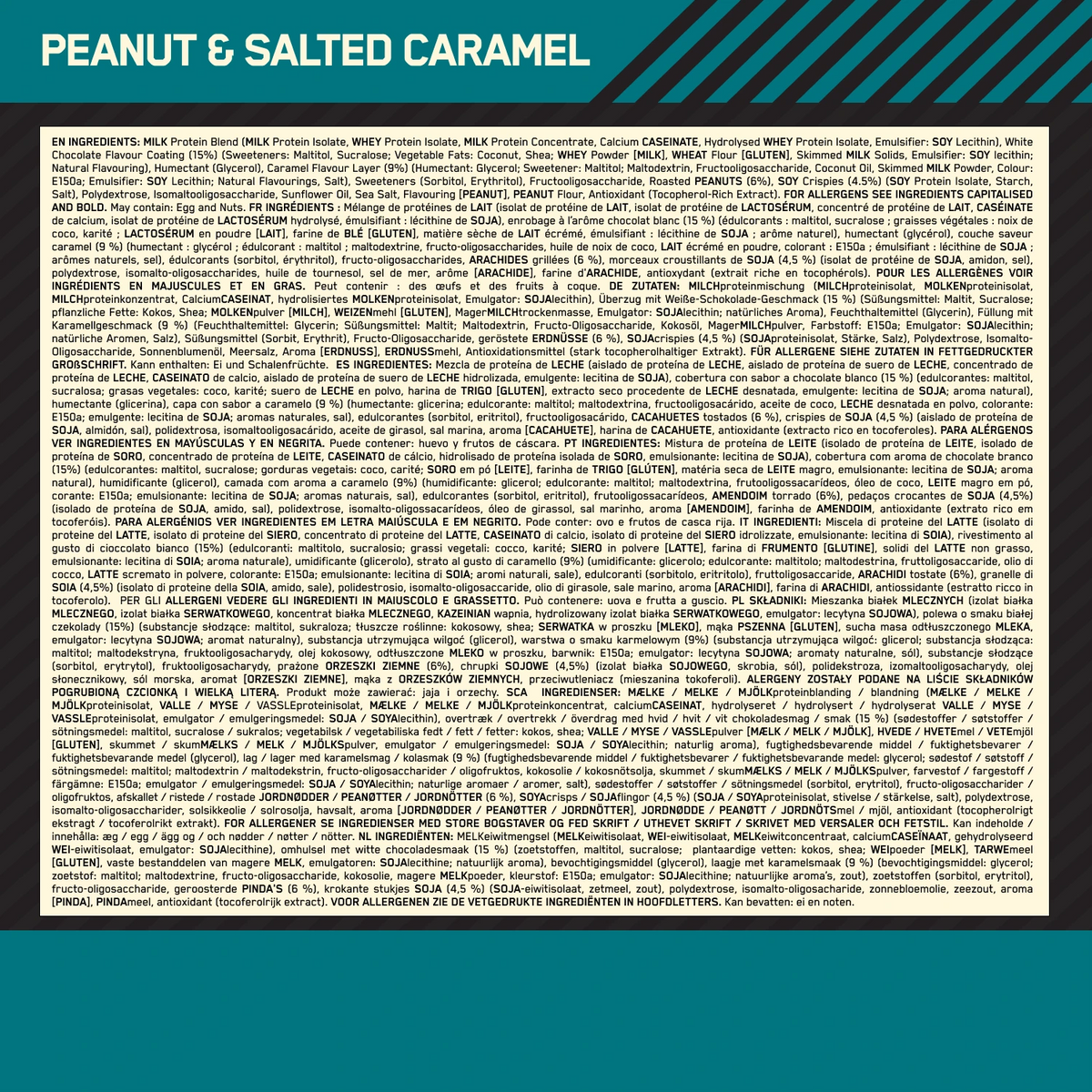 Peanut and Salted Caramel Whipped Protein Bar - 20g High Protien