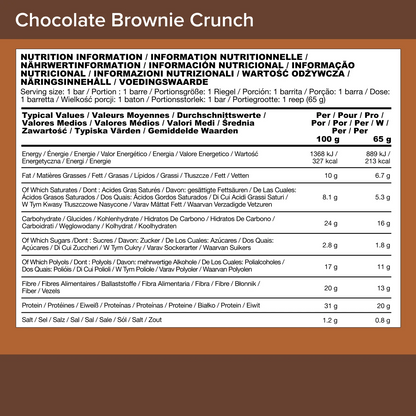 Barra de Proteína Chocolate Brownie Crunch
