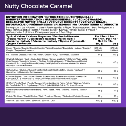 Nutty Chocolate Caramel Protein Bar