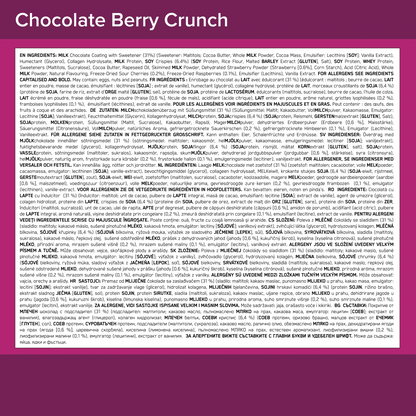CHOCOLATE BERRY CRUNCH PROTEIN BAR