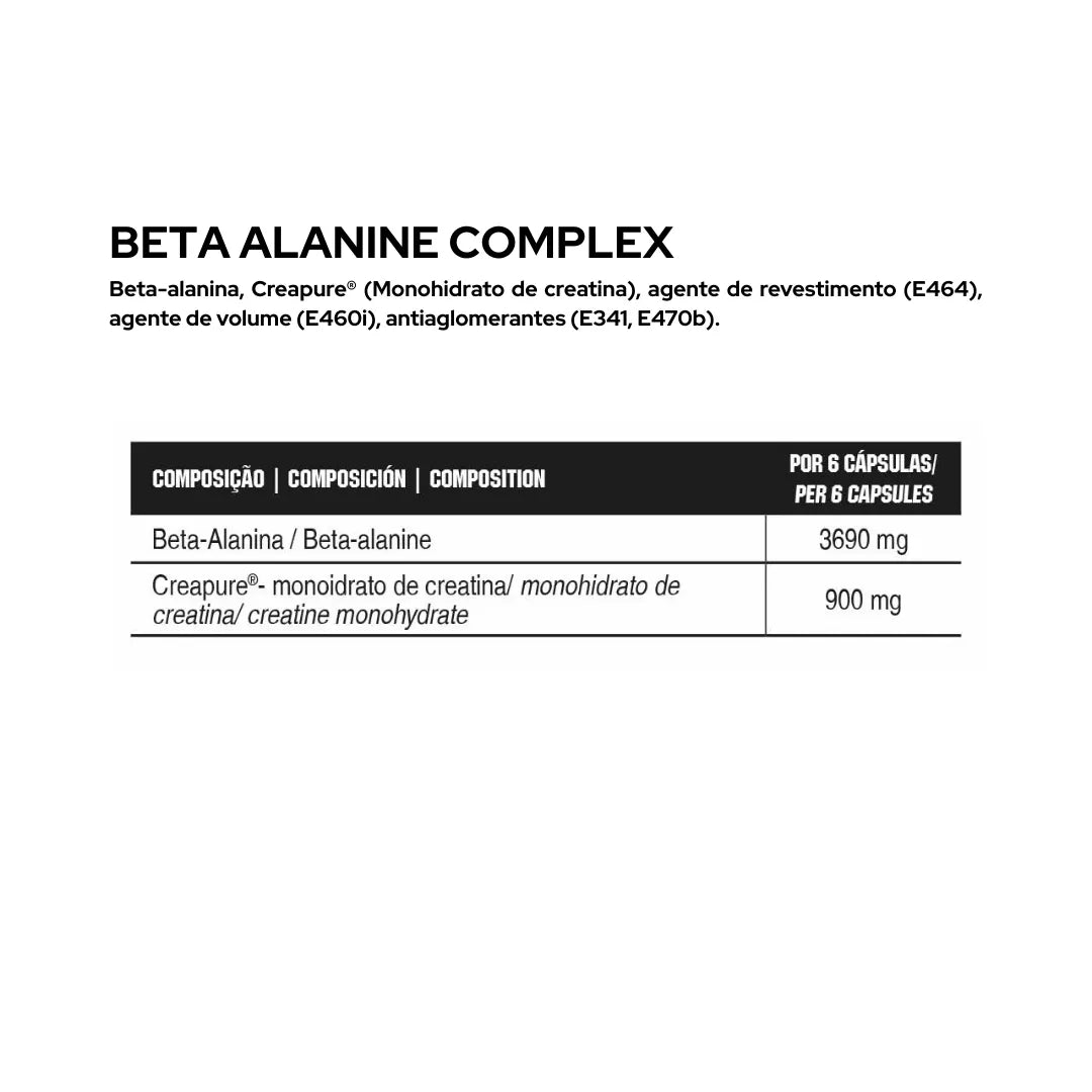 Beta Alanine  Complex - 120 cápsulas